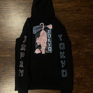 Black Hoodie Tokyo Japan